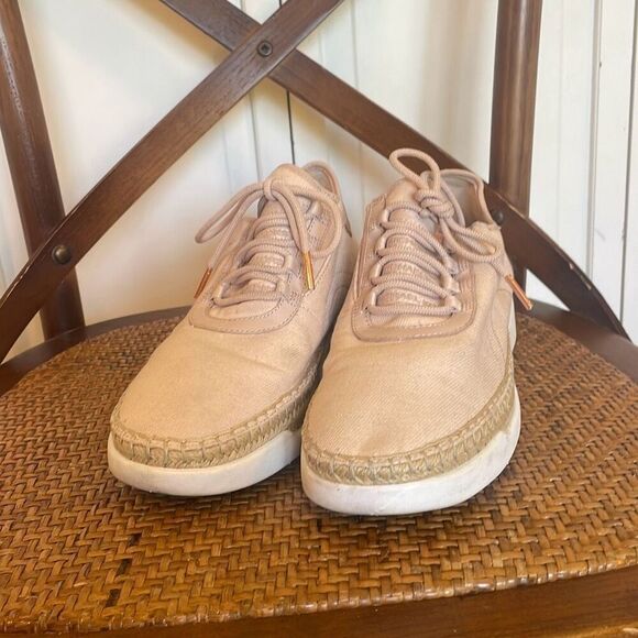 Michael Michael Kors pink finch canvas sneakers size 7.5 - Picture 5 of 12